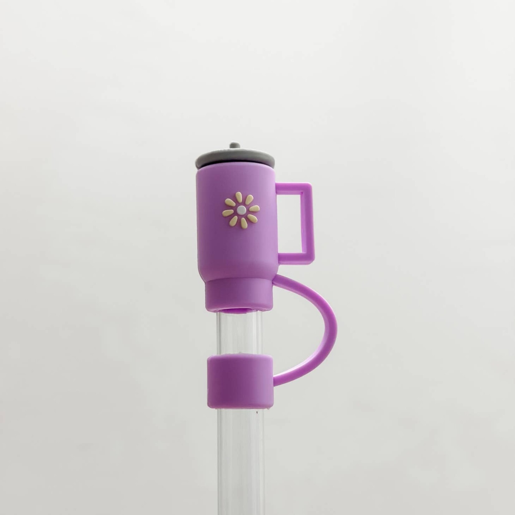 Harris Girls & Co - Straw Cover - Purple Cup