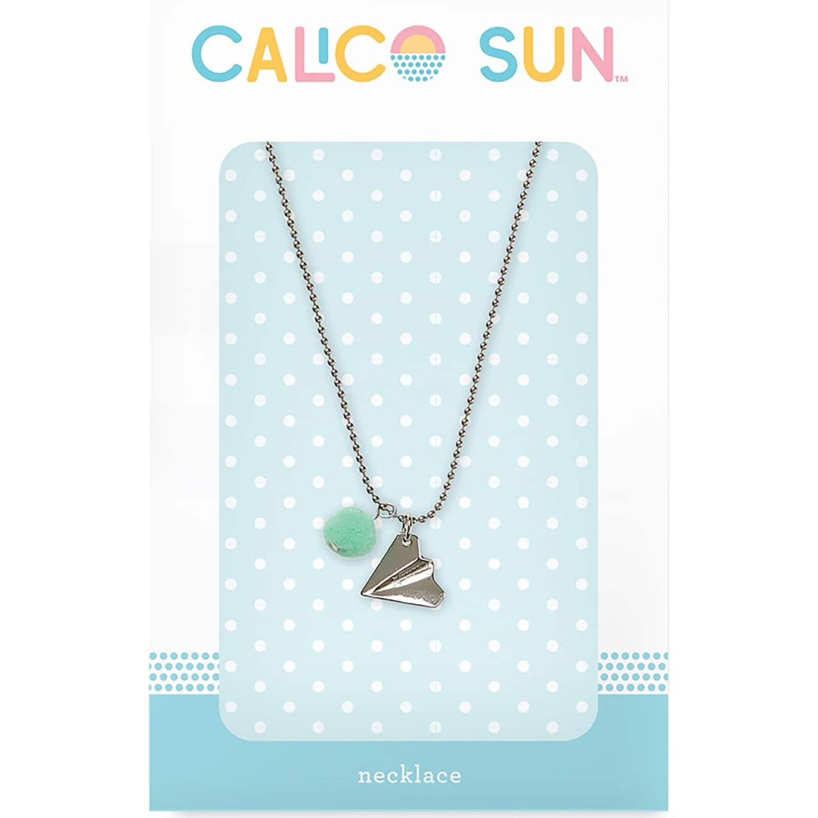 Calico Sun - Necklaces - Emma Silver Paper Airplane
