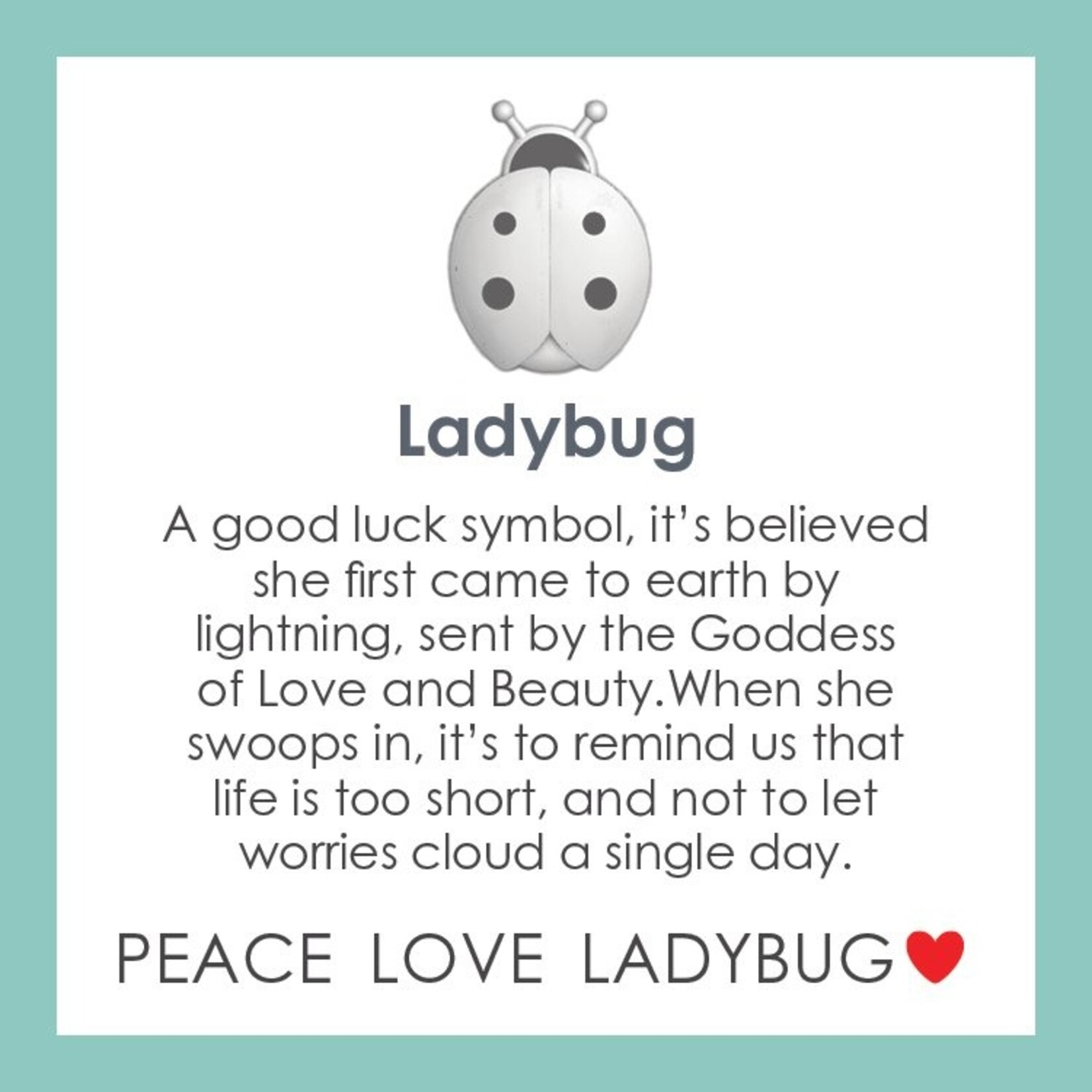 LoLa & Company Lola Ladybug Pendant Gold