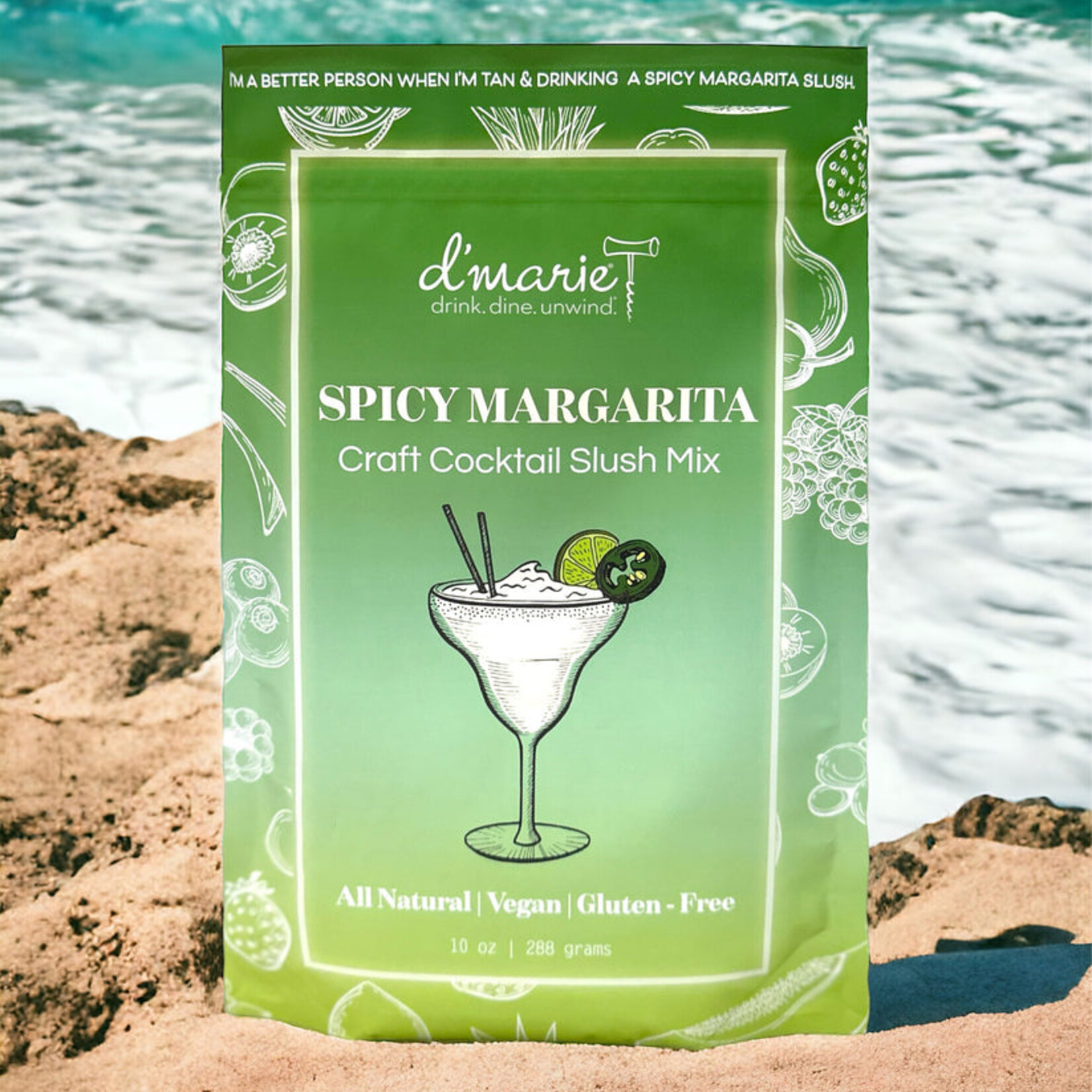 D'marie D'marie - Craft Cocktail Slush Mix - Spicy Margarita