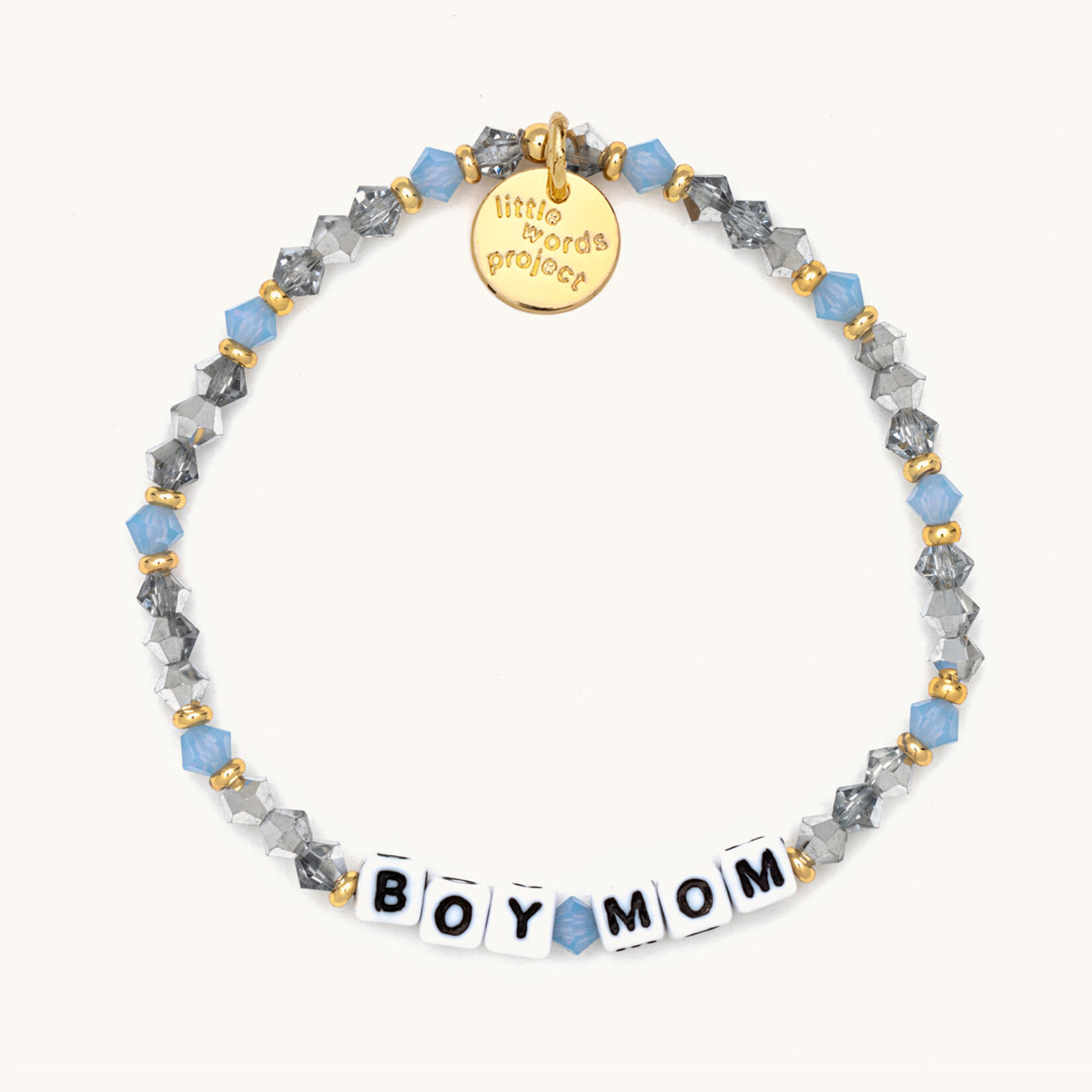 Little Words Project -Cornflower Boy Mom Bracelet r