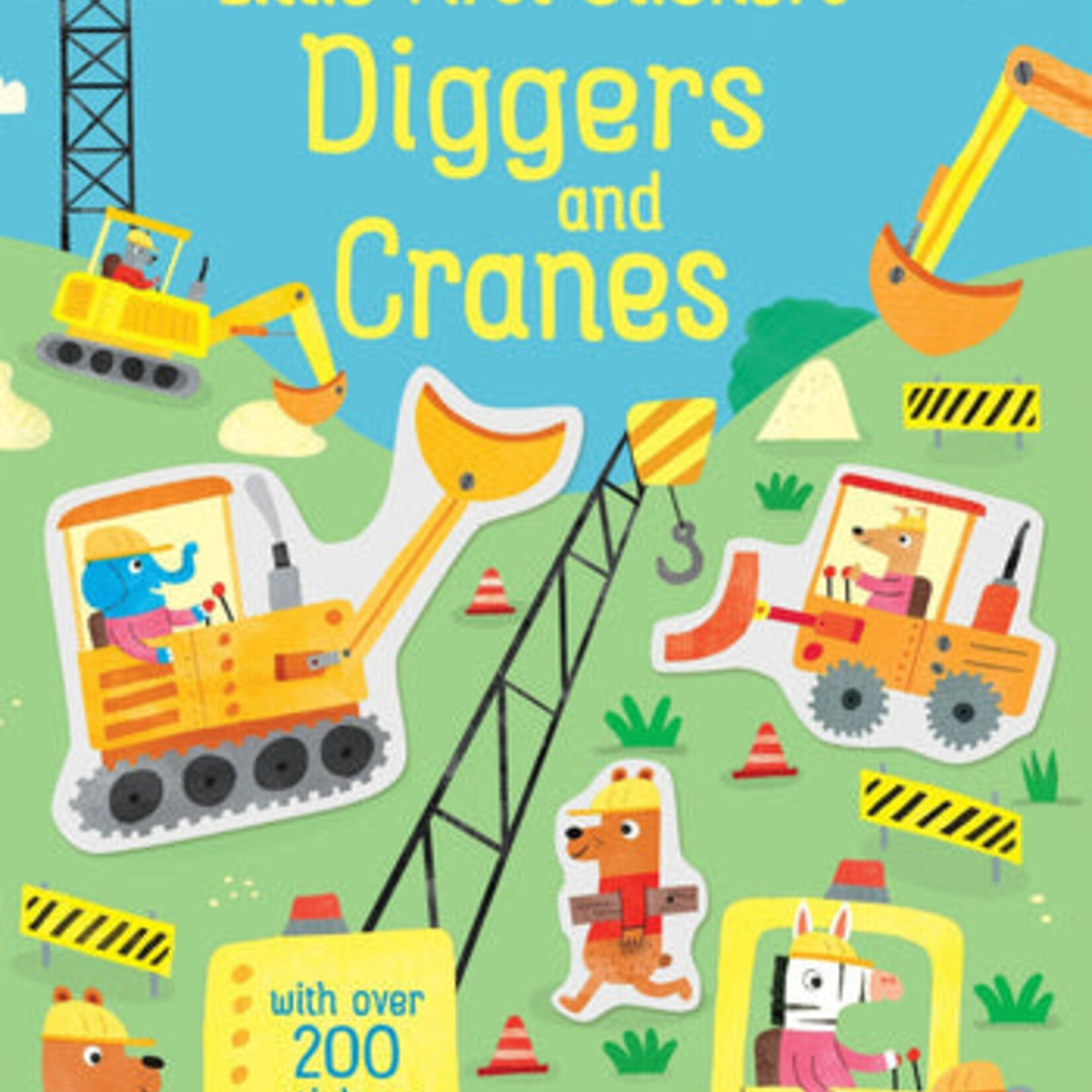 Harper Collins Harper Collins - Diggers and Cranes Little First Stickers Book