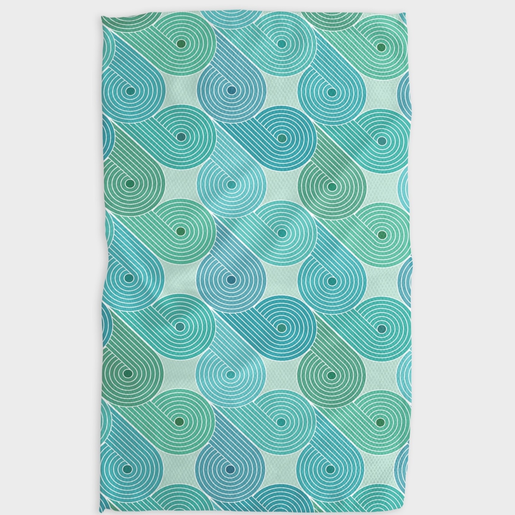 Geometry Geometry - Rolling Winds Kitchen Tea Towel