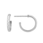 Wheeler -3/4 Hoop Sterling Silver Earring