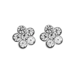 Wheeler - Crystal Flower Sterling Silver Earring