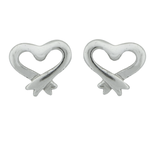 Wheeler - Hollow Heart Sterling Silver Earring