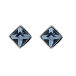 Wheeler - Sapphire Diamond Sterling Silver Earring