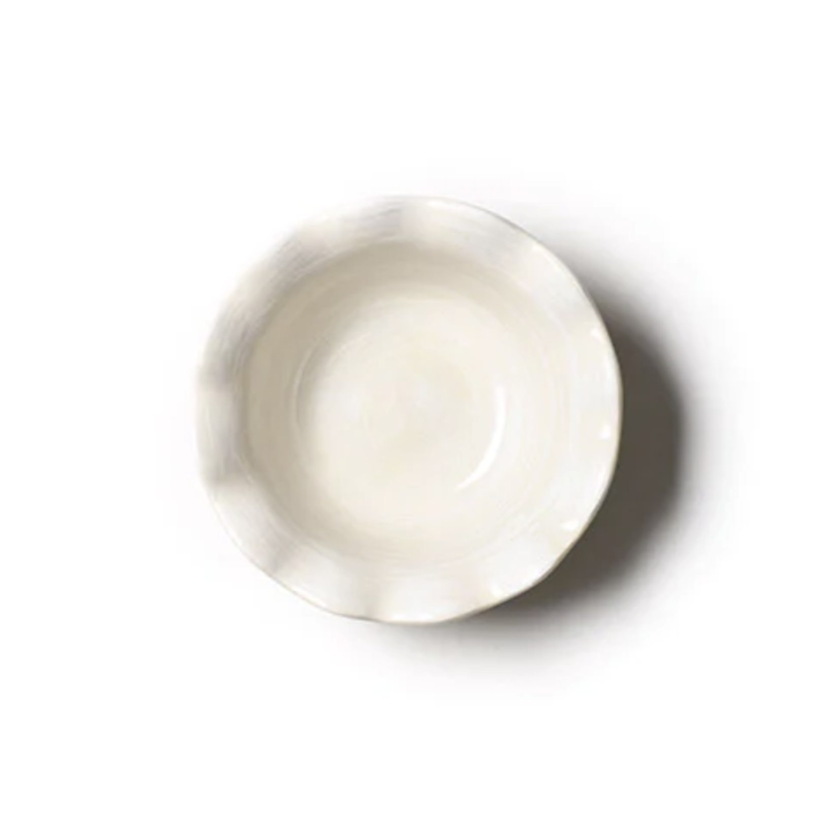 Coton Colors Coton Colors - Signature White Ruffle Dipping Bowl
