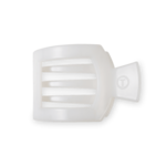 Teleties Teleties - Coconut White Small Flat Square Clip