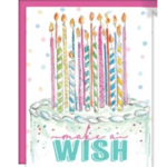 Rosanne Beck Collections Rosanne Beck - Birthday Card - Make A Wish Multi Candles