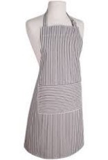 NOW DESIGNS Now Design Black Apron Narrow Stripe