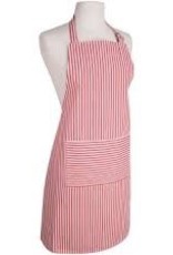NOW DESIGNS Now Designs Basic Apron Narrow Stripe Red