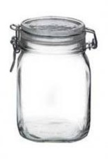 BORMIOLI ROCCO GLASS Bormioli Fido 25.5 oz Jar  w/ Clamp