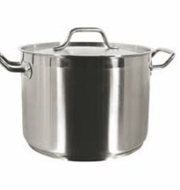 THUNDER GROUP, INC Thunder 12qt 18/8 Stainless Steal Stock Pot w/ Lid