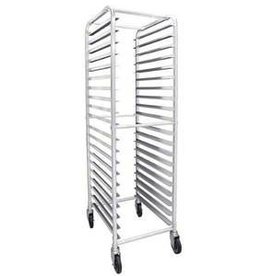 THUNDER GROUP, INC THUNDER GROUP 20 Tier Pan  Speed Large Baking Rack with 4x Casters (2x Loscking, 2 Regular)