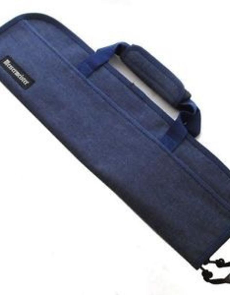 MESSERMEISTER Messermeister Blue Padded knife bag, 5 pocket denim blue