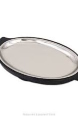 Alegacy Food service Steak Platter 7x10.5” Alum Oval Alegacy