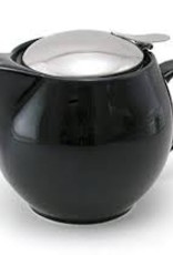 BEE HOUSE Bee House Round TeaPot Stainless Steel Black