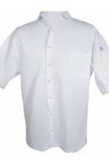 Chef Revival Cook Shirt White Short Sleeve LG