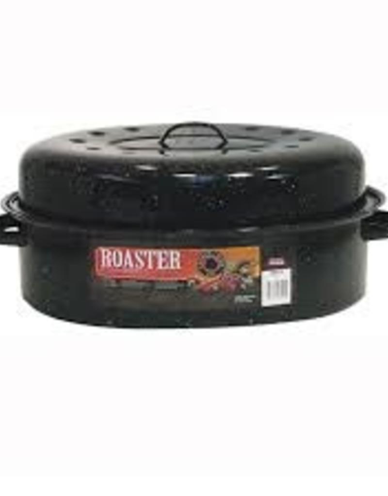 Roaster Oval Covered 19" Black