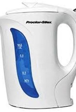 CRYSTAL PROMOTIONS Proctor Silex 1-Lit Tea Kettle White Plastic