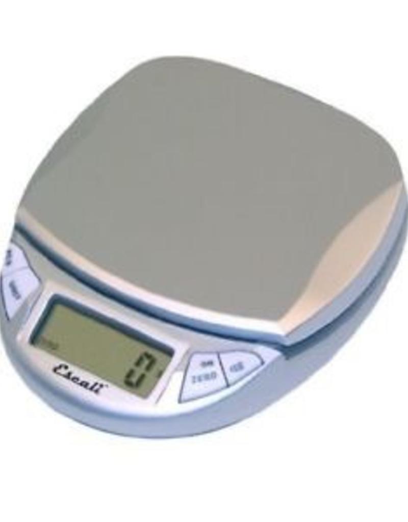 ESCALI Escali Pico, Digital Mini Scale, 11 Lb / 5 Kg, Silver- Gray
