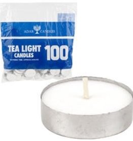 FOUR SEASONS Tea Lights, 100ct white candles