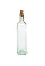 GLOBAL AMICI Amici 17 Oz. Quadra Bottle clear with cork top