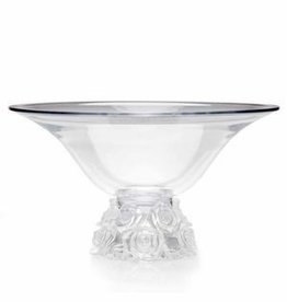 GODINGER Glass Bowl Rose Bouquet Pattern<br />
lalique design