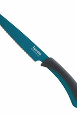 TOVOLO Comfort Grip 5” Serrated Slicing Knife Teal