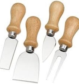 PRODYNE ENTERPRISES PRODYNE 4pc Cheese Knives w/ Polished Handle
