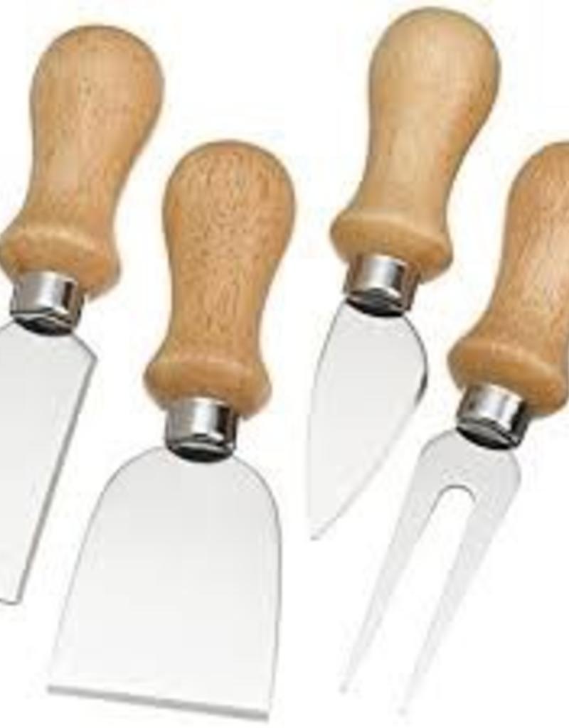 PRODYNE ENTERPRISES PRODYNE 4pc Cheese Knives w/ Polished Handle
