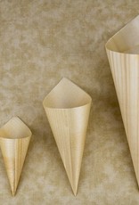 UNIQUE MAUFACTURING UNIQUE 5” 100/bag Wood Cone Double Wall