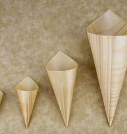 UNIQUE MAUFACTURING UNIQUE 5” 100/bag Wood Cone Double Wall