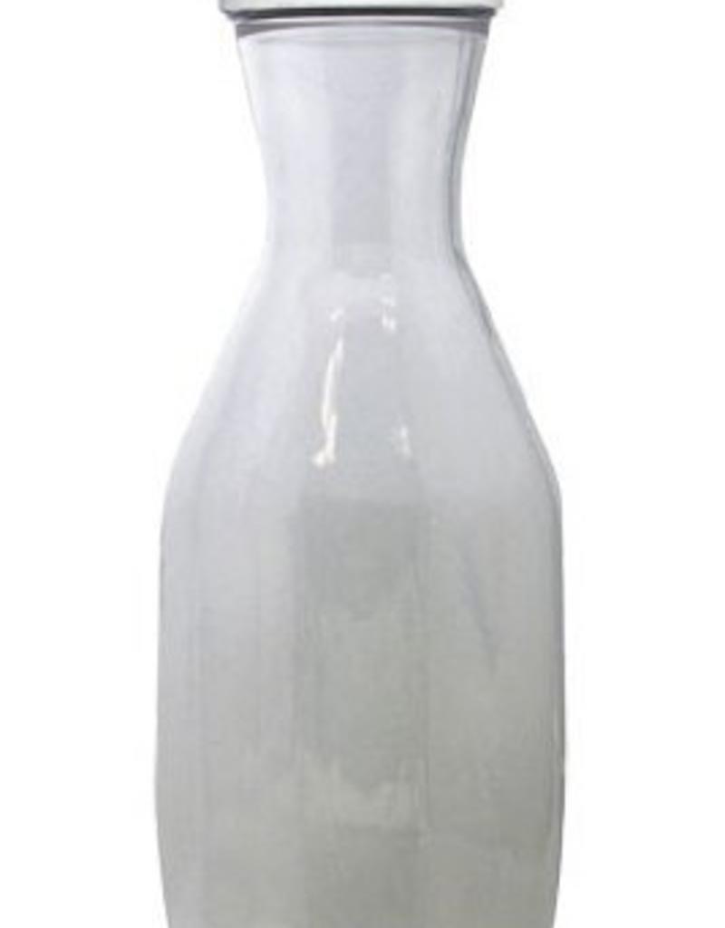 UPDATE INTERNATIONAL Update 33 Oz. P.c. Decanter W/ White Lid **