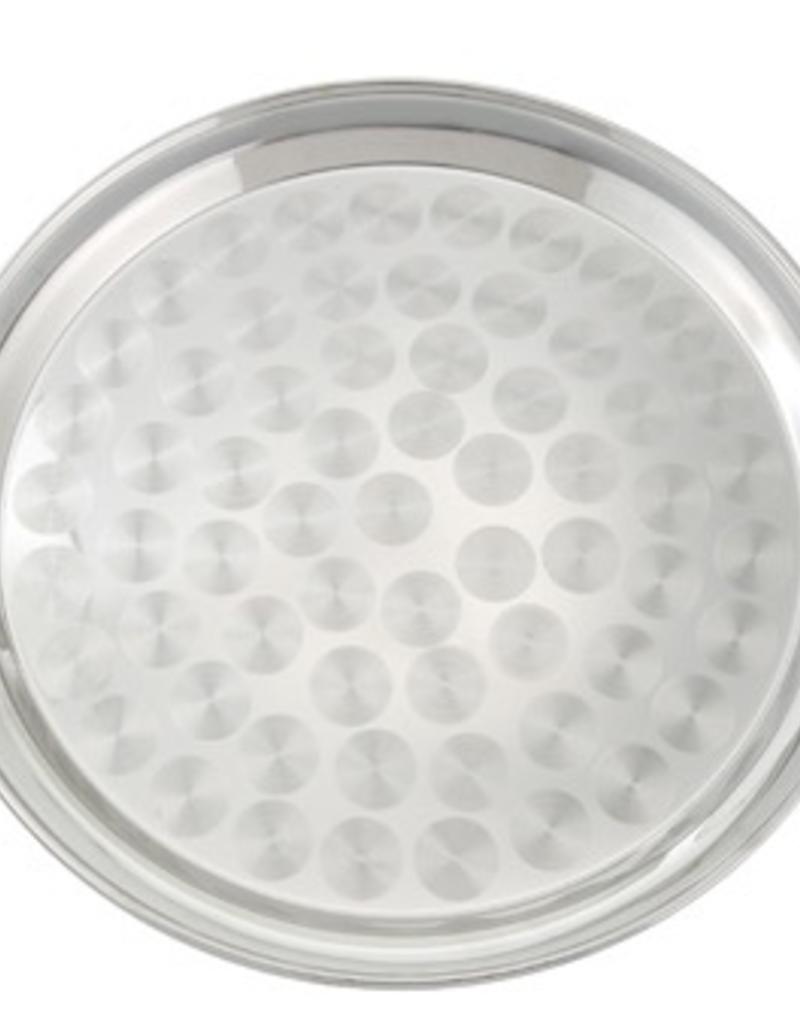 WINCO WInco 12" serving tray swirl, round