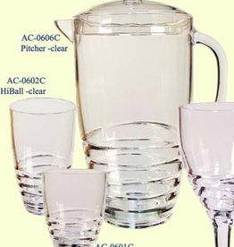 LEADINGWARE GROUP INC Leadingware Acrylic 2.75 qt  Pitcher - Swivel Design Clear