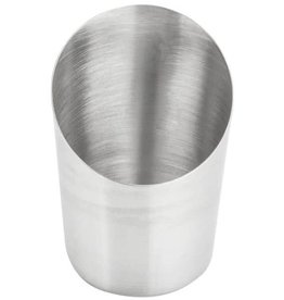 AMERICAN METALCRAFT, INC AMC Satin Angle Fry Cup s.s french fries metal silver slanted