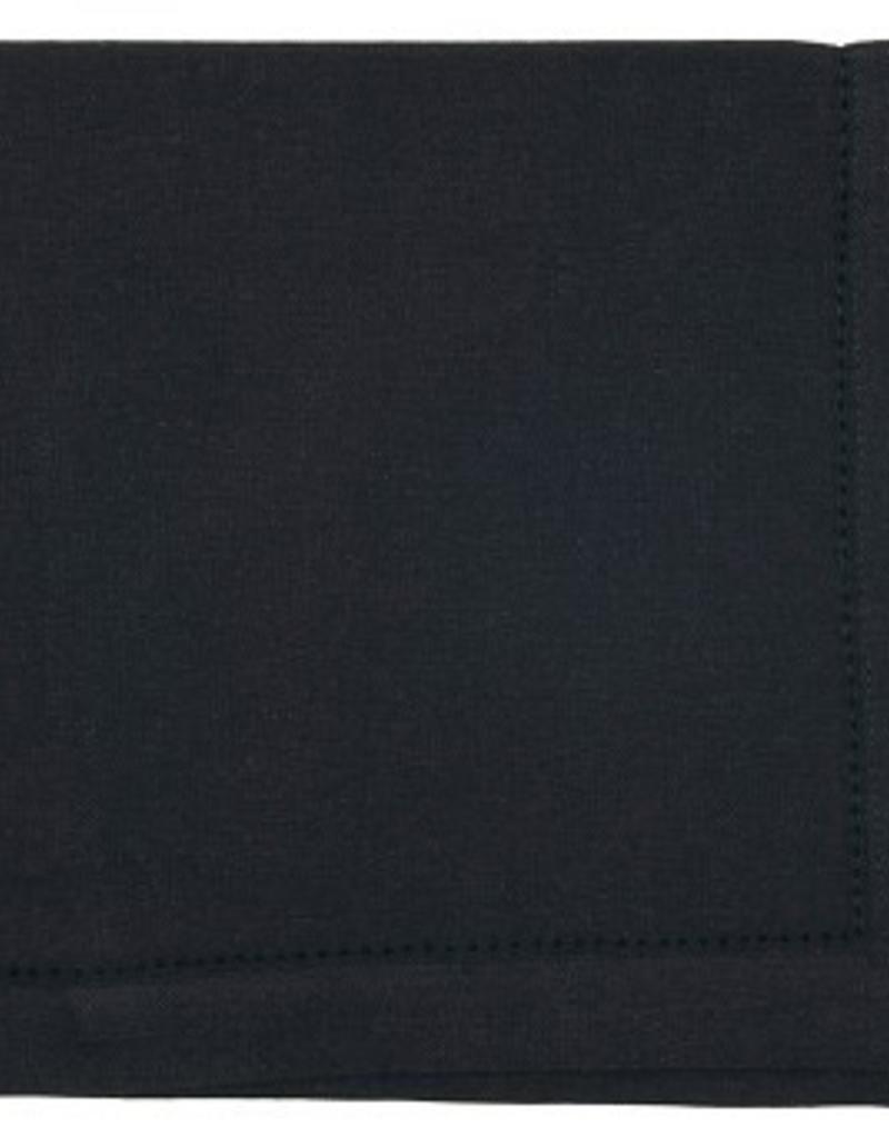 NOW DESIGNS Now Design Napkin Hemstitch Black 20x20"