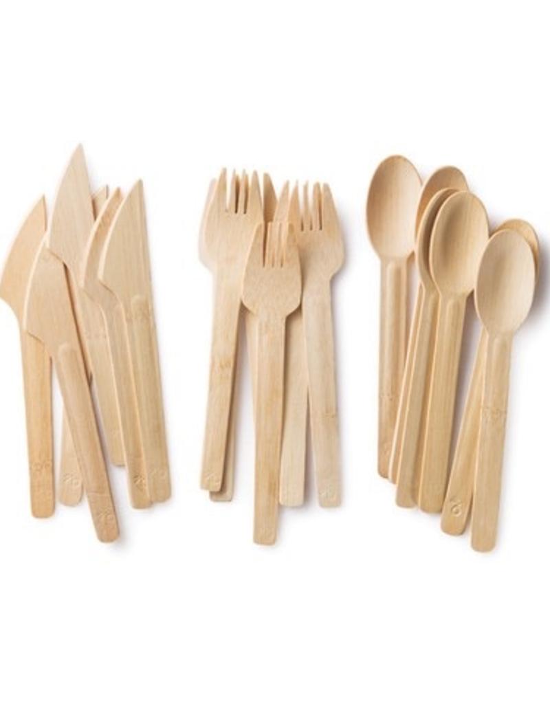 Bambu BAMBU 6.5” Knife, Fork Spoon pack of 24