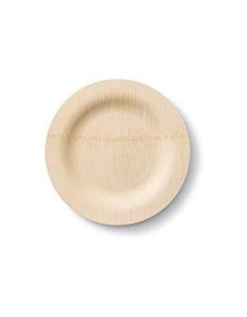 Bambu BAMBU 7” Round Bamboo Plate  pack of 8