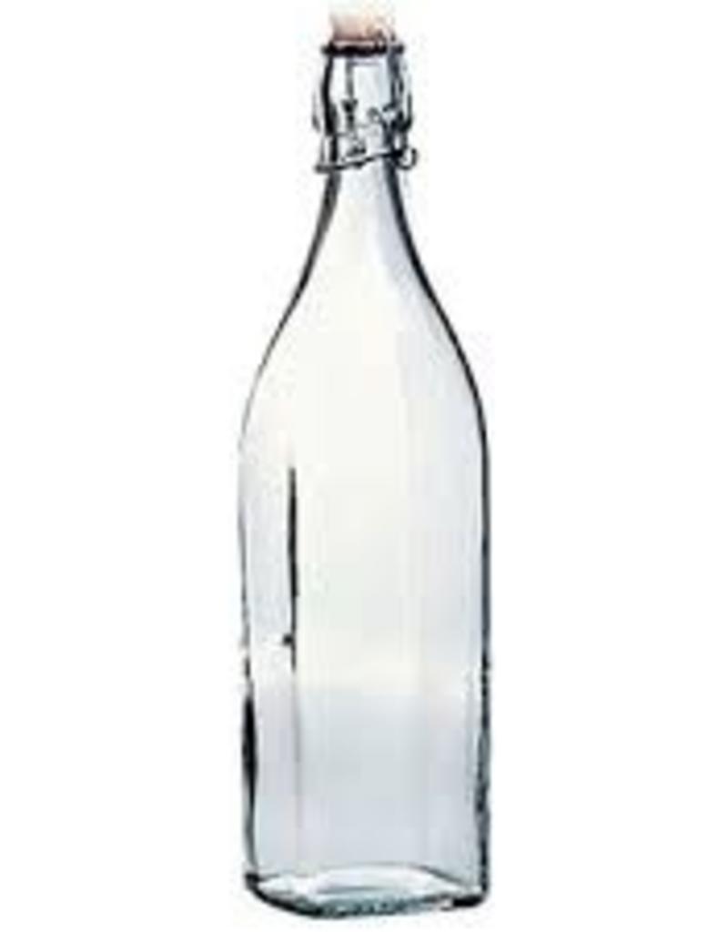 BORMIOLI ROCCO GLASS Bormioli 34 oz. Swing square Bottle 1L 20/CS