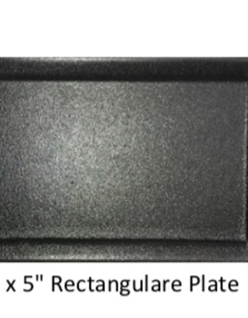 UNIVERSAL ENTERPRISES, INC. 9 x 5 Rectangular Plate Black 24/cs