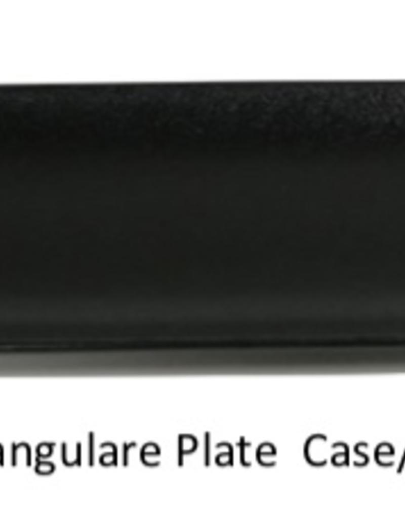 UNIVERSAL ENTERPRISES, INC. 14 x 4.5 Rectangular Platter Black 12/cs