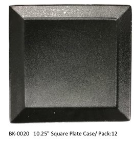 UNIVERSAL ENTERPRISES, INC. 10.25” Square Plate Black 12/cs