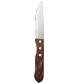 WALCO Walco Heavy Jumbo Pointed Wood Steak Knife