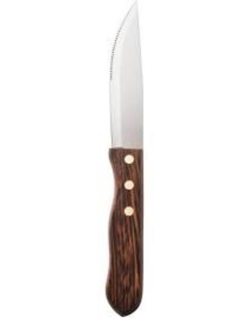 WALCO Walco Heavy Jumbo Pointed Wood Steak Knife