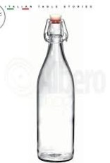BORMIOLI ROCCO GLASS Bormioli 17 oz clear Giara Bottle  12/cs