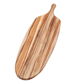 Teak Haus TEAK 26.5” x 8.5” x 0.5” Long Paddle Board with handle