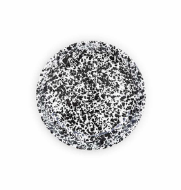 CGS INT. CGS Enamel Black White Splatter Pasta Plate